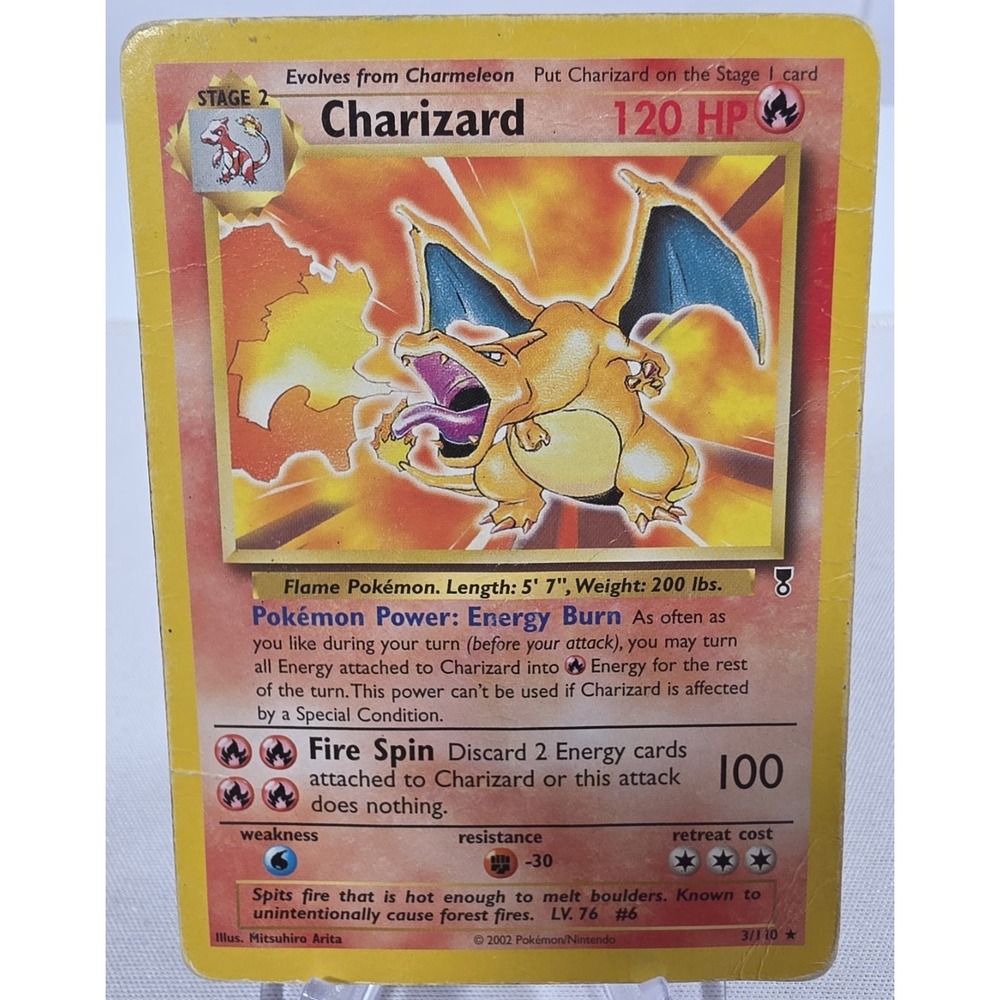 Charizard (WotC Legendary Collection) 3/110 Rare Deck Pokemon